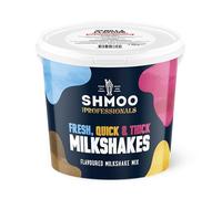 Shmoo Vanilla Flavour Milkshake, Fresh Thick Ice Cream Textured Vanilla Milkshake Powder Base 1.8kg (138 Regular Servings Per Tub)