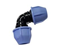 SHMOX 20mm MDPE Elbow Bend - Durable MDPE Pipe Fittings (Pack of 2)