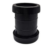SHMOX 32mm Black Pushfit Straight Pipe Coupler- Waste Pipe and Fittings