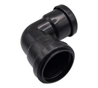 SHMOX 32mm Black Pushfit Waste Knuckle Bend- Waste Pipe and Fittings