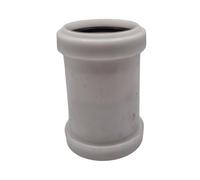 SHMOX 32mm White Pushfit Straight Pipe Coupler- Waste Pipe and Fittings