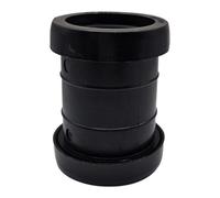 SHMOX 40mm Black Pushfit Straight Pipe Coupler- Waste Pipe and Fittings