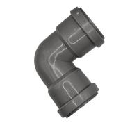 SHMOX 40mm Grey Pushfit Waste Knuckle Bend- Waste Pipe and Fittings