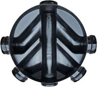 SHMOX 450mm Underground Drainage Base for Inspection Chamber Set - Circular Base for Manhole System