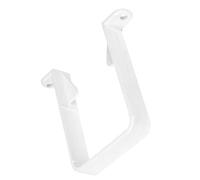 SHMOX Downpipe Brackets - 65mm Square Drain Pipe Bracket for Secure and Reliable Installation (White, Pack of 5)