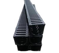 SHMOX Plastic Drainage Channel Pack 1m Lengths (Pack of 5)