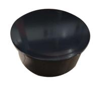 SHMOX Soil Pipe Cap for 110mm Drainage Fittings- Underground (Black)