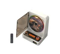 Shmsbdre CD Player Bluetooth Receiver & Transmitter with 5200mAh Battery | Enjoy CD playback with Bluetooth 5.3 relay and transmitter mode, 5200mAh battery powers 4-6h, dual speakers fill any room.