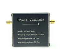 Shmsbdre High Impedance Amplifier 600mAh Battery 5V Charge 24H Use Pro | 0 dB gain ensures signal level stays intact while the 1 M input mirrors high impedance for minimal loading on receivers