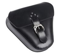 SHMT Motorcycle Left Leather Bag Saddlebag Side Cover For Triumph Bonneville Scrambler Street Twin Cup