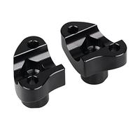 SHMTOOL 1.7" Motorcycle Risers Black Short Handlebar Risers Kit For Harley 1" Bar Dyna Street bob Softail Sportster XL 883 1200 1993-2013