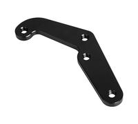 SHMTOOL Black 4-Piston Front Brake Rotor Caliper Bracket Mount Adapter for Harley Softail Dyna Sportster 883 1200 1984-1999