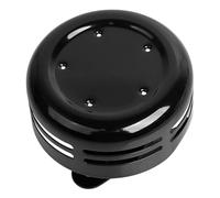 SHMTOOL Black 5-Hole Round Horn Cover Motorcycle Speaker Cover Replacement for Harley Big Twin Electra Street Glide Road King 1991-2017, Sportster XL 2007-2018