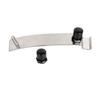 SHMTOOL Black Smooth Nut Motorcycle Rear Fender Stud Plate Support Bracket for Harley Touring Electra Glide Street Glide Road Glide Road King Softail 1999-2023