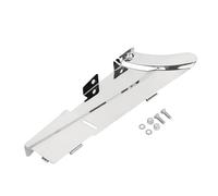 SHMTOOL Chrome Metal Rear Lower Belt Guard Cover for Harley Dyna Low Rider Super Glide Street Bob Wide Glide Fat Bob EFI FXDF FXDL FXDWG 2008-2017