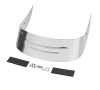 SHMTOOL Chrome Ribbed Rear Fender Tip Skirt Mudguard Trim For Harley Fat Boy FLSTF FLSTFB 2007-Up