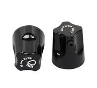 SHMTOOL Gloss Black Aluminum Headlight Up Down Adjustment Knobs Cover for Honda Goldwing GL1500 GL1500/SE GL1500A/I 1988-2000