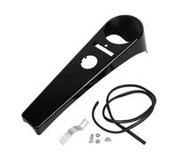 SHMTOOL Gloss Black Gas Tank Dash Panel Console ABS Plastic For Harley Road King FLHR Models 1994-2007