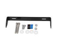 SHMTOOL Gloss Black Universal License Plate Mounted Turn Signal Relocation Bracket Kit for Harley Dyna Fat Boy Electra Glide Street Glide Road King