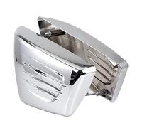 SHMTOOL Motor ABS Plastic Battery Side Cover Side Panels Compatible With H-onda Shadow ACE VT1100C2 1995-2000,Sabre VT1100C2 2000-2007,Chrome,1 Pair