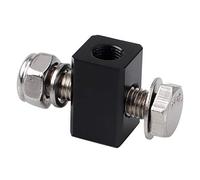 SHMTOOL Motorcycle Black Headlight Mounting Block Bracket Bottom Mount for Harley Sportster 883 1200 Dyna Softail Touring Electra Glide