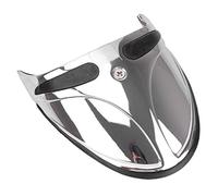 SHMTOOL Motorcycle Front Fender Extension Mud Flap Trim Narrow for Harley Dyna Low Rider FXDL Super Glide FXD Softail Sportster 883 1200, Chrome