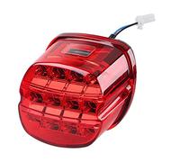 SHMTOOL Red LED Rear Tail Light Motorcycle Brake Running Taillight for Harley Dyna Touring Road King Electra Glide Softail Sportster