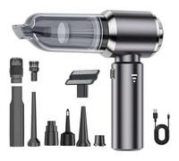 Shnbkls Flexup V-21 Blower & Vacuum, High Power Handheld Cordless Vacuum For Car, Portable & Rechargeable, 22,000pa Powerful Inflatable Dual-Purpose Blower, Three Speed Adjustment Functions (Black)