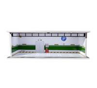 Shntig 1: 64 Model Car Display Garage Parking Lot with Interior Lighting Dustproof Acrylic Storage Case for Diecast Car Collectors