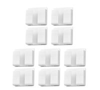 Shntig 10Pcs Wall Mount Phone Stand Remote Control Storage Case Selves Adhesive Design Perfect for Small Space Phone Charging Base