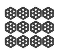 Shntig 12pack Hexagonal Surfboards Tractions Pad Surfing Deck Grip Surfs Board Foam Nonslip Strong Surfs Accessories Nonslip Wakeboard Accessory