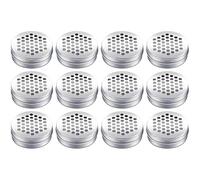 Shntig 12Pcs Aluminum Scent Containers for Canine Agility Tracking and Behavioral Guidance Dog Scent Training Cans
