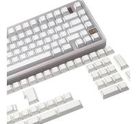 Shntig 137 Keycaps Side Printed Design for 61 to 108 Keys Mechanical Keyboard Wear Resistant Side Printed Keycaps