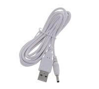 Shntig 1m/2m/3m 5V Power Cord USB to 3.5mm x 1.35mm Barrel Jack Adapter Connector Charging Cable Plug Not Support 12 Voltage