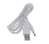 Shntig 1m/2m/3m 5V Power Cord USB to 3.5mm x 1.35mm Barrel Jack Adapter Connector Charging Cable Plug Not Support 12 Voltage