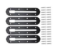 Shntig 2 / 4Pcs Low Profile Track Fishing Rod Holder Mounting Base Rack Kayak Slide Track Rails Bracket for Fish Fider, Cup Holder Kayak Low Profile