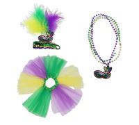 Shntig 23 Inch White Geese Holiday Costume Collection Displaying 8 Seasonal Themed Preferences Celebratory Yard Decoration Set Interchangeable Geese Party Outfits