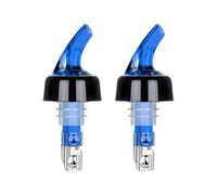 Shntig 45ml Automatic Measured Drink Pour Nozzle 2PCS Metal Bead Liquor Pourer Beverage Dispenser Seal for Exact Serving Kitchen Liquid Manager