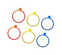 Shntig 6Pcs Rings for Soccer Training and Coordination Development Rings for Athletic