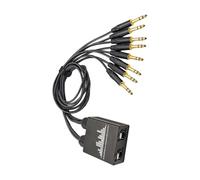 Shntig 8Way Networks Extender RJ45 to 8Channel 3Pin XLR Cable Extender for Stage Speakers Networks Signals Extenders Home Thank