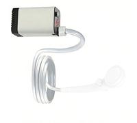 Shntig ABS Shower Device with Bottom Suction Design and 80 Min Working Time for Hiking Thin Shower Fan