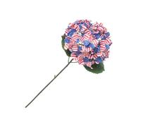 Shntig Artificial Single Hydrangeas Flower with US Theme Vacation Home Decoration Perfect for Weddings and Gifts Faux Hydrangeas Branch