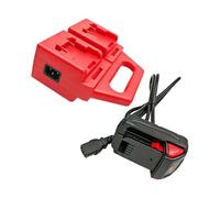 Shntig Battery Adapter for DW/MKI/MWK 18V 21V Lithium Tool with Extended Cable and Overload Protections for Construction Projects Multiple Battery Tool Power