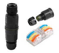 Shntig Cable Connector Connection 2/3 Pin Electrical Adapter Adapter Wire Connector for Outdoor Use Fast Command