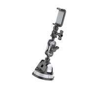 Shntig Car Windshield Phone Mount with Multi-Joint Suction Holder for Map Checks and Daily Driving Screen View on the Road Vehicle Phone Cradle Map Check Mount