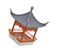 Shntig Classical Chinese Architecture Miniature Model Figure for Model Project Scene Setting Landscape Accessory Miniature Pavilion Figure