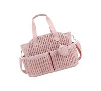 Shntig Comfortable Adjustable Shoulder Strap Baby Bag Quilted Insulated Waterproof Multiple Compartments for Travel Stylish Bag