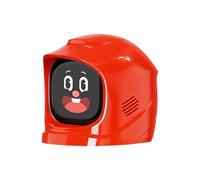Shntig Creative Car Dashboard Decoration Robot Electronic Pet with Animated Expressions LED Display Electric Automotive Gadget Automatic Companion Robot Toy
