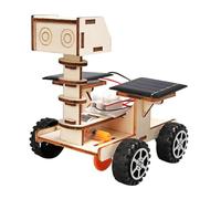 Shntig Creative Solar Moons Vehicle Science Project Hands on Assembly Toy for Family Fun and School Classroom Activity Game Solar Power Moons Vehicle