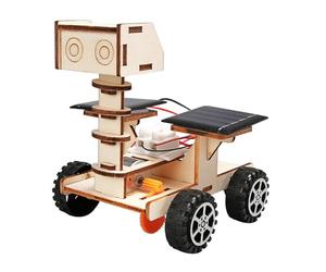 Shntig Creative Solar Moons Vehicle Science Project Hands on Assembly Toy for Family Fun and School Classroom Activity Game Solar Power Moons Vehicle